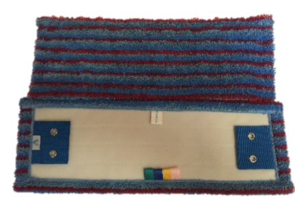 CARTON 25 FRANGES TRI COMPOSITION 40 CM LANGUETTES 2 OEILLETS ET SUPPORT VELCRO