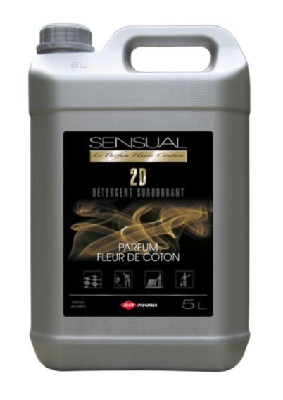 CARTON 2 BIDONS 5 LITRES 2D FLEUR DE COTON SANS CRM ET ALLERGENES AGREE CA