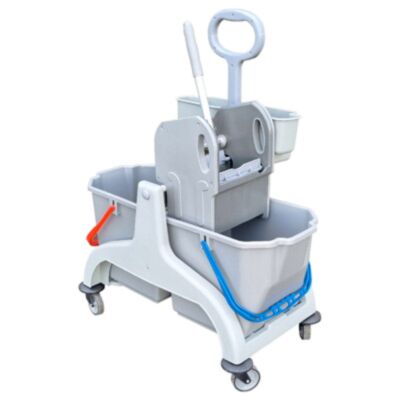 COLIS DE 2 CHARIOTS DE LAVAGE  PRESSE AVEC MACHOIRES POIGNEE LATERALE