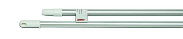 MANCHE BROSSHYGIEN CHR ALUMINIUM 1M40 EMBOUTS BLANC