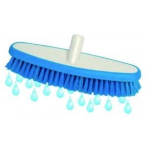 BALAI PASSAGE EAU 36CM BLANC FIBRE PBT SOUPLE BLEU