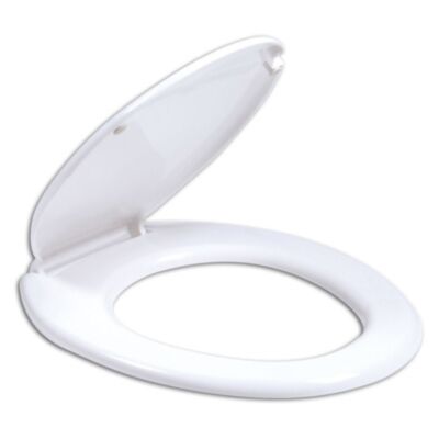 ABATTANT WC BLANC CHARNIERE PLASTIQUE