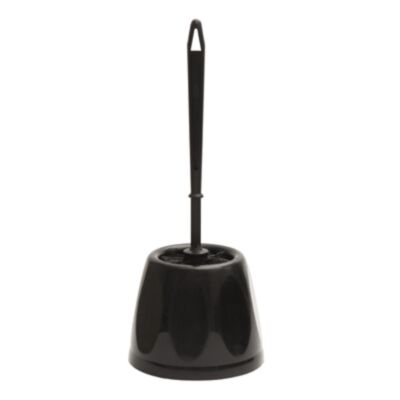 SUPPORT + BOULE WC NOIR