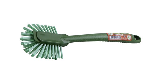 BROSSE VAISSELLE PLASTIQUE TETE 1/2 RONDE