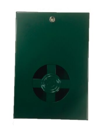 DISTRIBUTEUR VERT METAL LAQUE POUR SACS CANINS 
