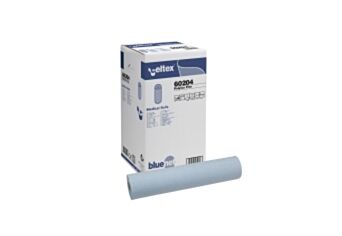 CARTON 9 RLX DRAP 2 PLIS PLASTIFIE BLEU 50 X 40 CM