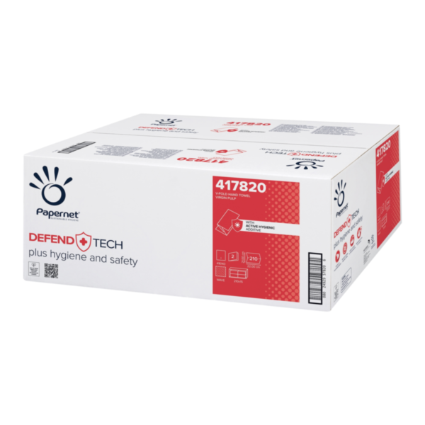 CARTON 3150 FEUILLES 15 PAQUETS 210 FORMATS PLIAGE EN V 21 X 22 CM 2 PLIS DE 19 GR PURE OUATE BLANC