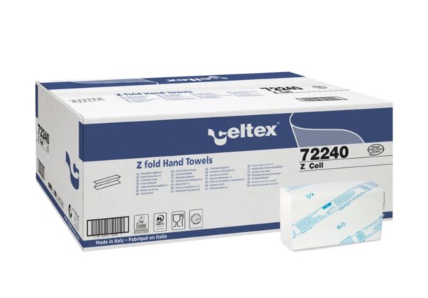 CARTON 3750 FEUILLES 24 X 24 CM 2 PLIS BLANC PURE OUATE DE CELLULOSE