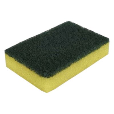LOT 10 EPONGES VEGETALES 100% SYNTHETIQUE RECURANT VERT (95 X 65 X 25mm)