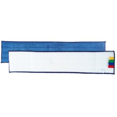 CARTON 100 FRANGES MICROFIBRE CLASSIC BLEUES A VELCRO 60CM 640x140mm