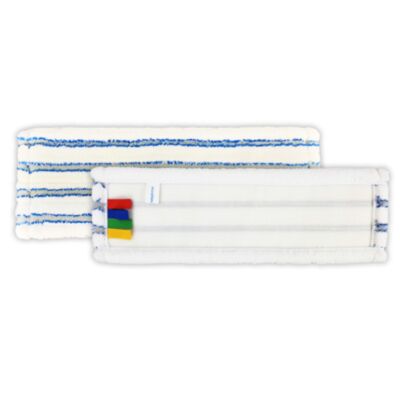 FRANGE MICROFIBRE SOFT BLANCHE A VELCRO 40CM 440x140mm