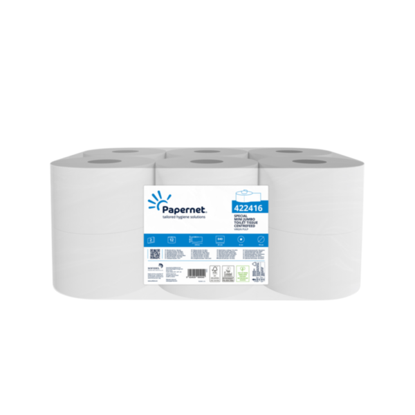 COLIS 12 RLX PH DEVIDAGE CENTRAL LAIZE 10.75 CM 112 METRES 2 X 15 GR PURE OUATE BLANC