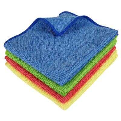 PAQUET 5 LAVETTES MICROFIBRE BOUCLETTES 32  X 36 CM 180 GR/M2 