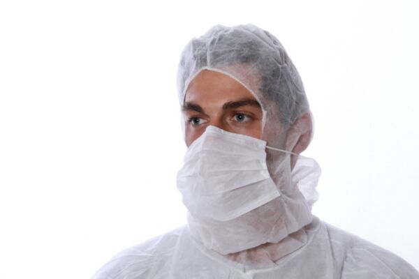 CARTON 500 HEAUMES PLP NON TISSE ELASTIQUE BLANC MASQUE 2 PLIS