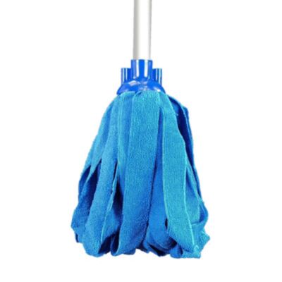 MOP MICROFIBRE A BANDELETTES BLEUES 170 GR DOUILLE VIS