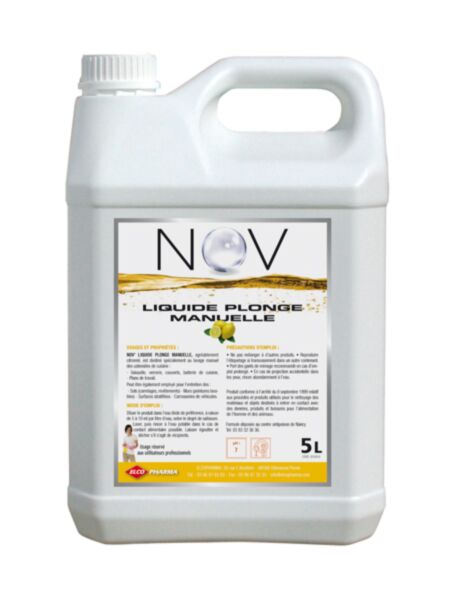  LIQUIDE VAISSELLE PLONGE MANUELLE PARFUM CITRON  - CONTACT ALIMENTAIRE