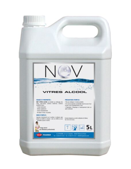 CARTON 2X5L NETTOYANT VITRES BLEU À L'ALCOOL