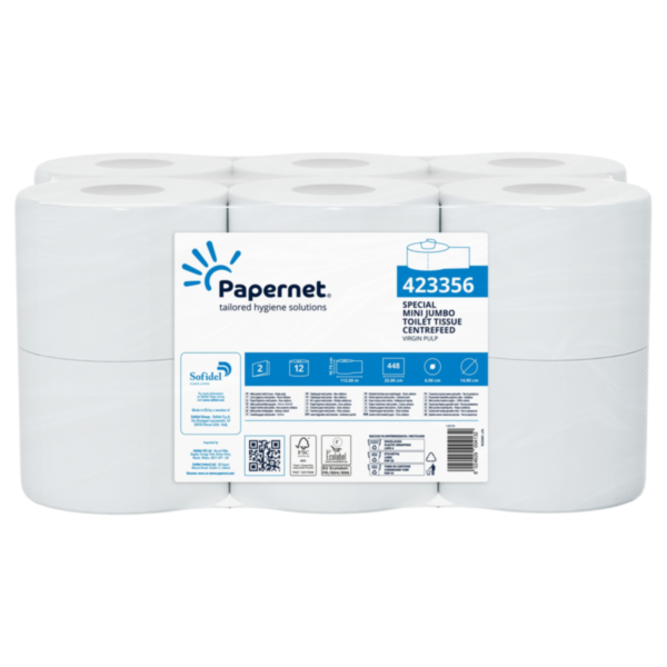COLIS 12 RLX PH DEVIDAGE CENTRAL LAIZE 10.9 CM 210 METRES 2 X 14.5 GR PURE OUATE BLANC