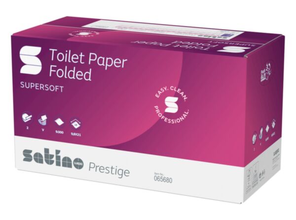 CARTON 9000 FEUILLES DE 30 X 300 FEUILLES PAPIER TOILETTE  9,8 X 21 CM 2 PLIS DE  15,3 GR RECYCLE