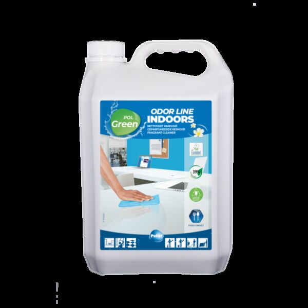 CARTON 2 BIDONS 5 LITRES POLGREEN INDOR LINE INDOORS SURFACES