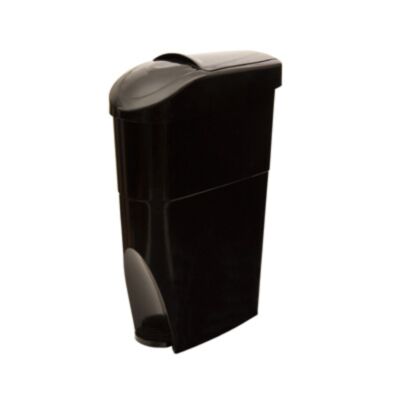 POUBELLE A PEDALLE HYGIENE FEMININE 20 LITRES NOIR (SAC30L)