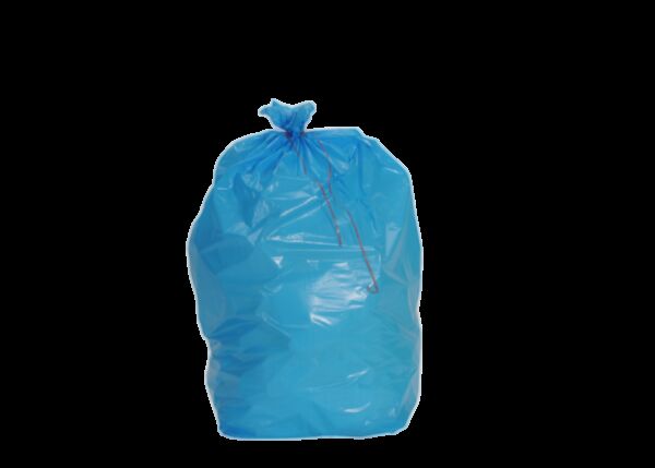 CARTON 500 SACS BD 30 LITRES  500 X 650 BLEU 25 µ 