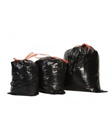CARTON 100 SACS BD 30L LIEN COULISSANT NOIR 30µ