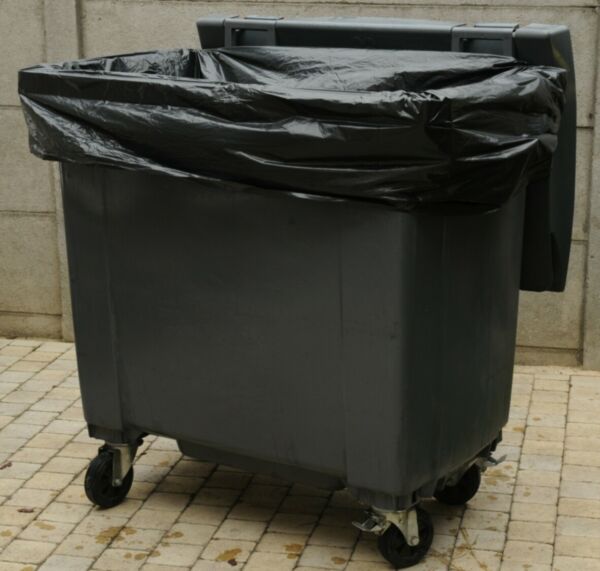 CARTON 100 HOUSSES 500 LITRES 30µ NOIR