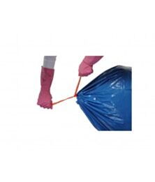 CARTON 100 SACS 50 LITRES BD 680 X 750 LIEN COULISSANT BLEU 35µ