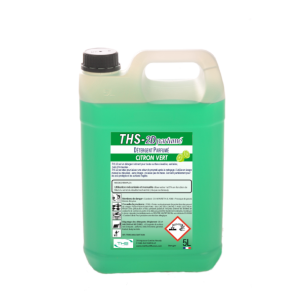 CARTON 4 X 5 LITRES THS 2D CITRON VERT PH 8