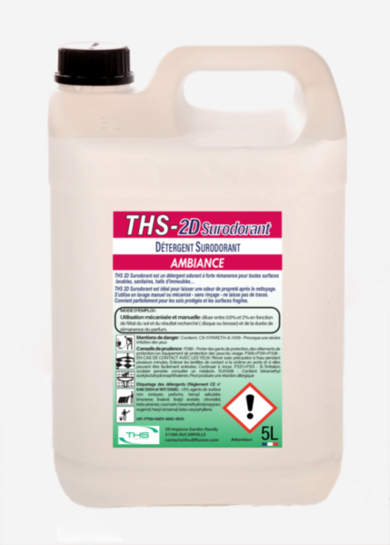 CARTON 4 X 5 LITRES THS 2D SURODORANT AMBIANCE PH 8