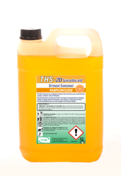 CARTON 4 X 5 LITRES THS 2D SURODORANT PAMPLEMOUSSE PH 8