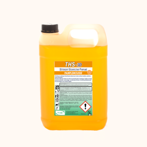 CARTON 4 X 5 LITRES THS 3D PAMPLEMOUSSE PH 10