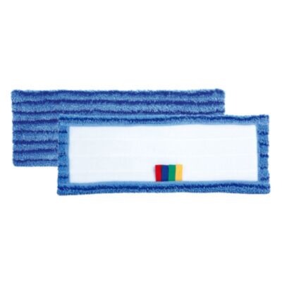 CARTON 60 FRANGES MICROFIBRE ULTRA GRATTANTE BLEUES VELCRO 40CM 450x130mm