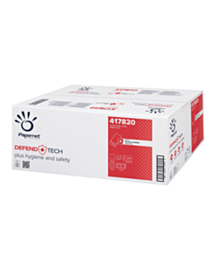 CARTON 3150 FEUILLES 15 PAQUETS 210 FORMATS PLIAGE EN V 21 X 22 CM 2 PLIS DE 19 GR PURE OUATE BLANC