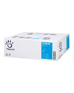 CARTON 4000 FEUILLES 20 PAQUETS DE 200 FORMATS PLIAGE EN Z  20.3 X 24 CM 2 PLIS DE 18 GR BLANC PURE OUATE