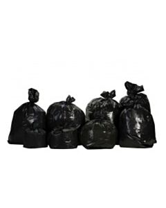 CARTON 100 SACS BD 130 LITRES 800 X 1150 NOIR 55 µ